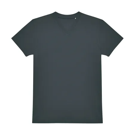 T-shirt scollo a V da uomo 100% cotone