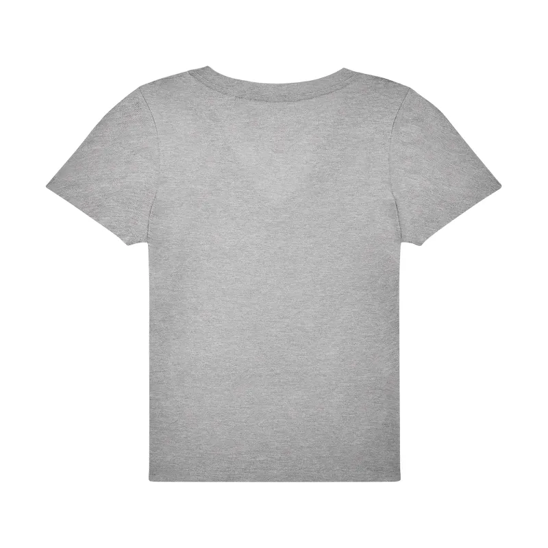 T-shirt scollo a V da donna 100% cotone